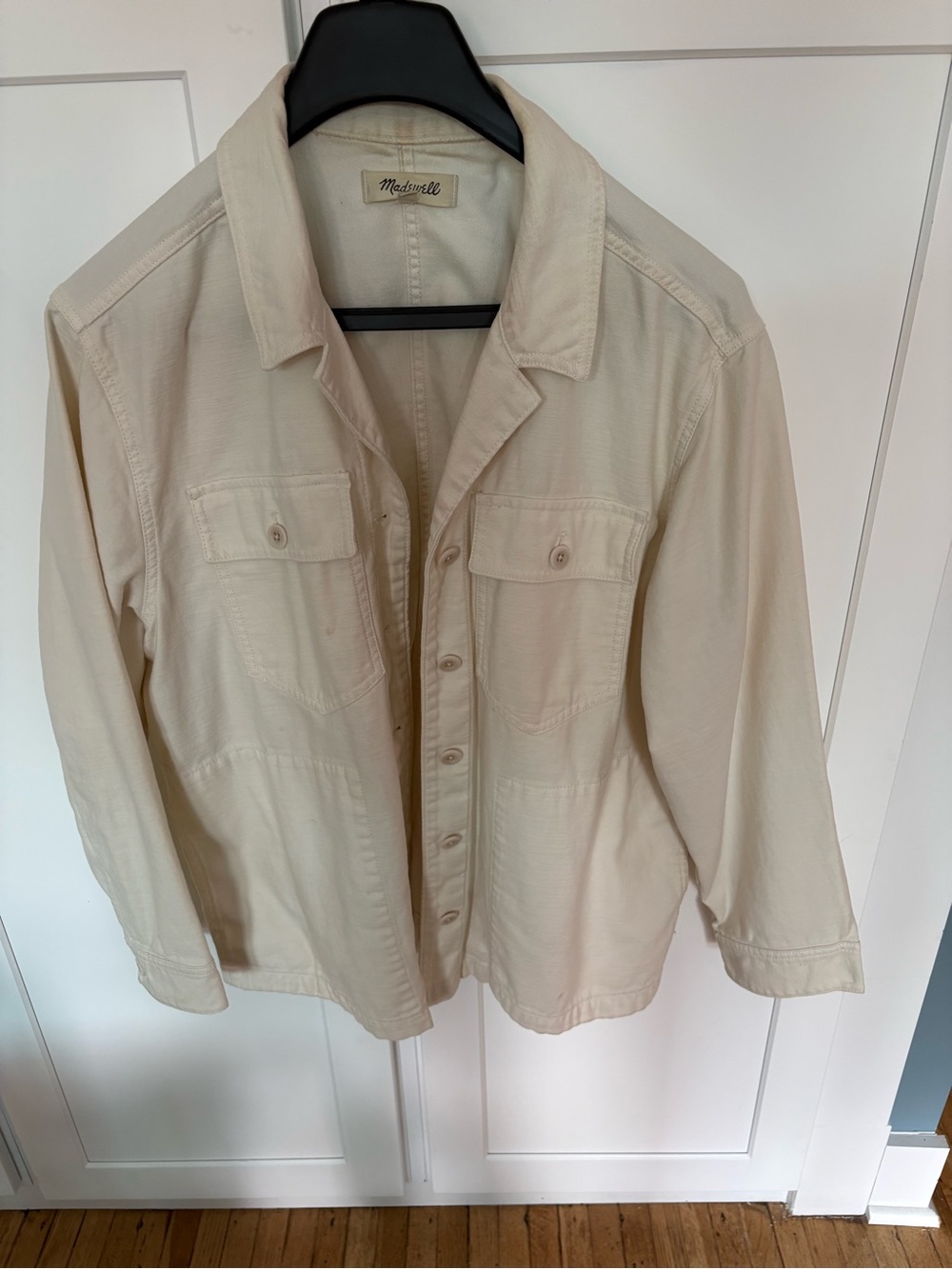 Madewell Off-White Lightweight Utility Jacket